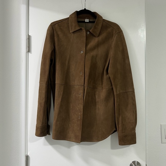 Toteme Soft Suede Shirt - Picture 4 of 6